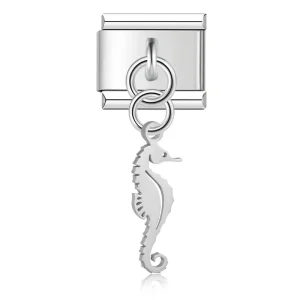 Charm Sea Horse zilver van Italian Bracelet
