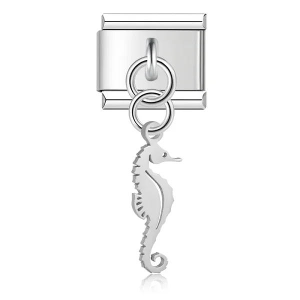 Charm Sea Horse zilver van Italian Bracelet
