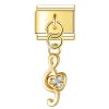 Charm Crystal Music van Italian Bracelet