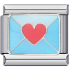 Charm Love Letter Silver by Italian Bracelet