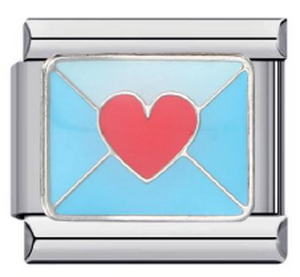 Charm Love Letter zilver van Italian Bracelet