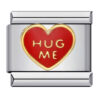 Charm Hug me zilver van Italian Bracelet