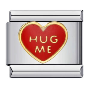 Charm Hug me zilver van Italian Bracelet