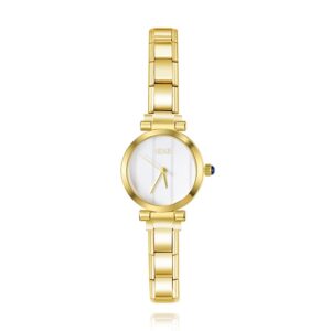Horloge IEKE Goud - Wit van Italian Bracelet