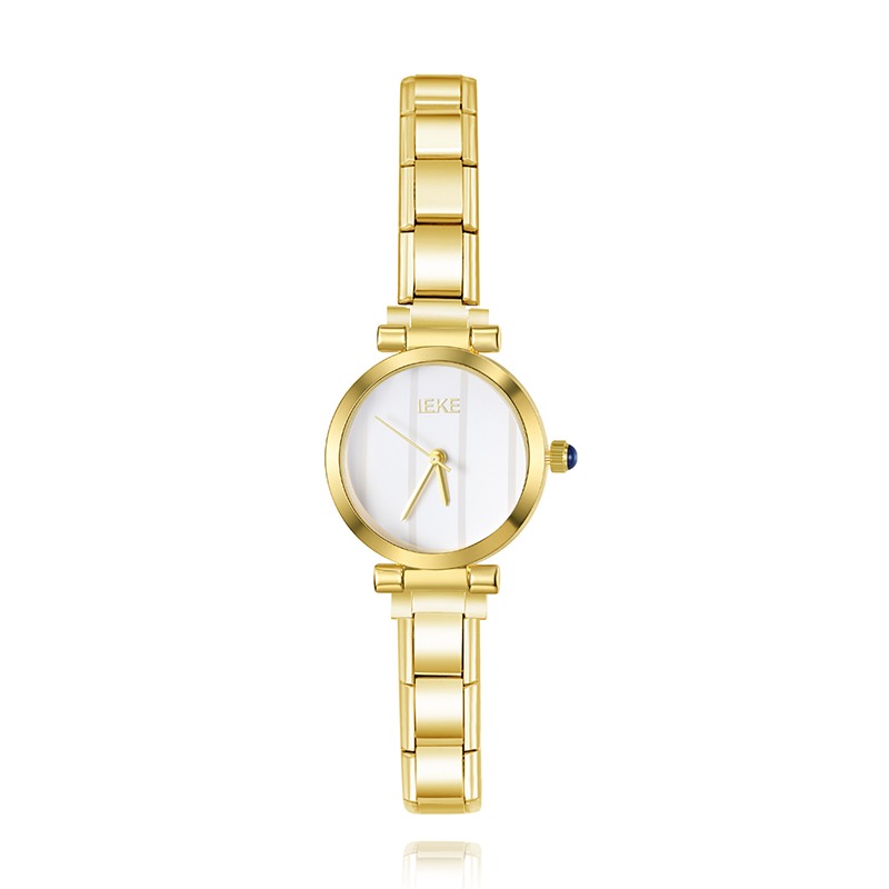 Horloge IEKE Goud - Wit van Italian Bracelet
